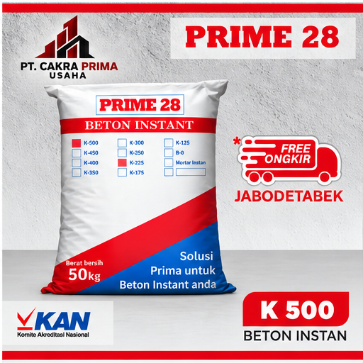 Beton Instan K500 Prime 28 50 Kg - cakraprimausaha.com