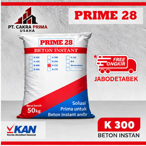 Beton Instan K300 Prime 28 50 Kg - cakraprimausaha.com