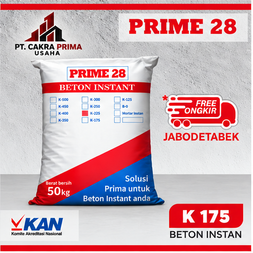 Beton Instan K175 Prime 28 50 Kg - cakraprimausaha.com